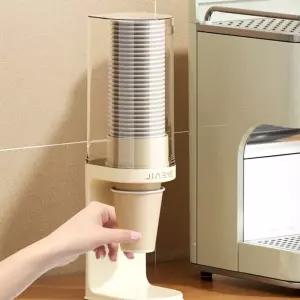 스탠드형 일회용 종이컵 디스펜서 홀더 거치대 매장 카페 보관함