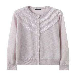 [르샵]러블리 레이스 긴팔 니트 가디건 (DQ2CK007A)