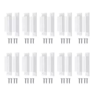 BNYZWOT MC-31 표면 마운트 유선 NC 도어 접촉 센서 알람 마그네틱 리드 스위치 흰색 10개