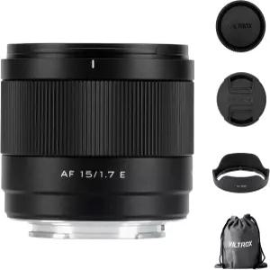 소니용 빌트록스 AF 15mm F1.7 에어 E-마운트 렌즈 APS-C 오토포커스 와이드 앵글 대형 조리개 프라임
