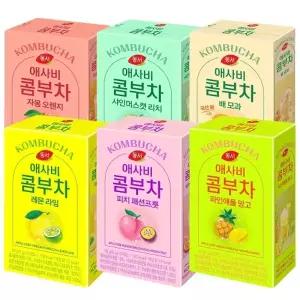 동서 애사비 콤부차 총60T(레몬라임+피치패션프룻+파인애플망고+자몽오렌지+샤인머스캣리치+배모과)