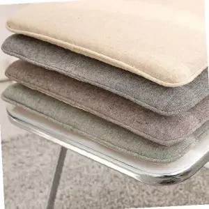 린넨 사각 방석 블랙 의자 쿠션 사무실 책상 학교 카페 벤치 거실 식탁 바닥