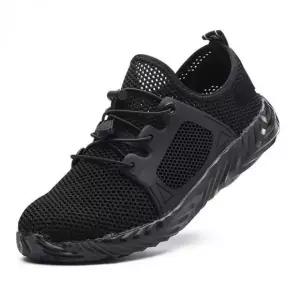 우븐 갑피 초경량 안전화 작업화 발편한 통기성 여름용 운동화 스타일