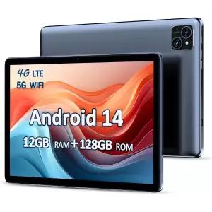 10인치 안드로이드 14 태블릿 전화통화 12GB6+6 확장 램 128GB 저장공간 옥타코어 4G LTE 5G 와이파이 8000