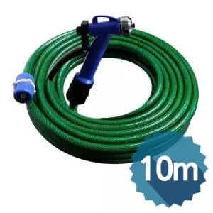 (10M) 3단 분무기 호스 세트/원예/베란다/물/수도/호수/릴/농업용/분수/청소용/가정용/세차/청소/정원/마당