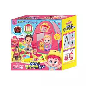 핑크퐁 베베핀 캠핑놀이 텐트 놀이 완구