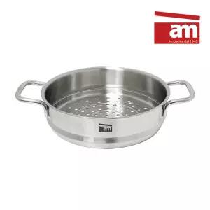 [롯데백화점]에이엠 마스터 316L 통5중 스텐 찜기(스티머)  24cm