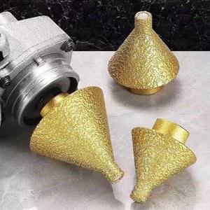 m10 m14 다이아몬드 모따기 코어 드릴 비트 구멍 베벨 연삭 도구 50mm 화강암 대리석 타일 석재 절단 조각