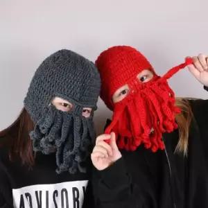 재미있는선물 쓸데없는 쓸모없는 선물 BEST/니트 문어 모자 특이한