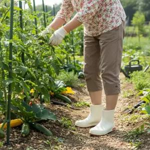 주말 농장 장화 농부 시골 농촌 벌초 밭일 짧은 텃밭용 논 밭 선상 낚시 장화 무릎 식당