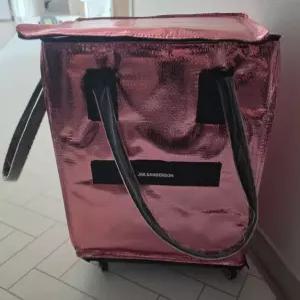 짐샌더슨롤앤고 쇼퍼백 롤링 토트백 카트 바퀴쇼핑백 제니카트 (핑크 S)