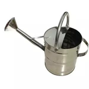 튼튼한 농업용 양철 스테인레스스틸 물조리개 물조루 스테인리스스틸 물뿌리개+분사기 8l