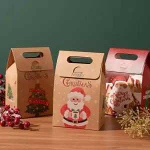 구디백 크리스마스 선물 손잡이 종이 포장 박스 어린이집 답례품 5개세트