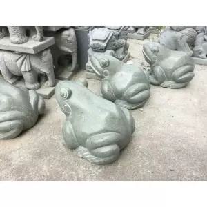 석재 돌두꺼비 조각상 조형물 장식 인테리어 정원