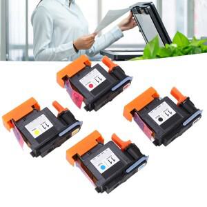 11개의 프린터 헤드 프린트 헤드 색상 지속성 투명한 해상도 강력한 레이어링 디자인젯용 마젠타 블랙 시안