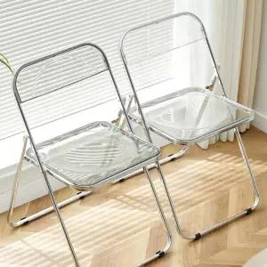 아크릴 접이식 테이블 협탁 티테이블 사이드 투명 틈새 코너