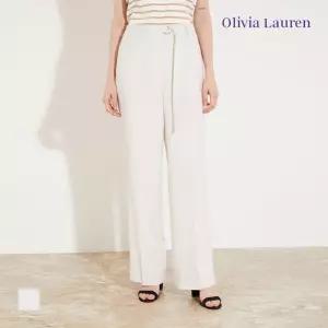 [올리비아로렌] 벨티드 와이드 팬츠_VOCDL3M4151