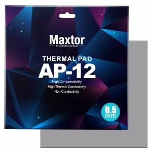 Maxtor Thermal Pad 14.8 W/mK 120x120x0.5mm (1개) 실리콘 노트북 히트싱크/SSD/CPU/IC/LED 쿨러용 고효율