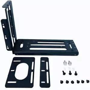 수직 GPU 마운트 브래킷 하드웨어가 있는 3 슬롯 그래픽 카드 홀더 eGPU 도크 외부 도킹 스테이션 블랙