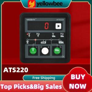 MEBAY Genset ATS 컨트롤러 ATS220 디젤 전기 패널 자동 수동 LED 전송 스위치 제어 모듈