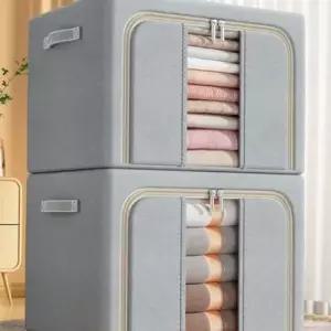 [생활] 접이식 옷 의류 와이어 대용량 정리함 리빙박스 수납함