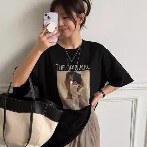 [난닝구] 세몰프 나염오버핏반팔티