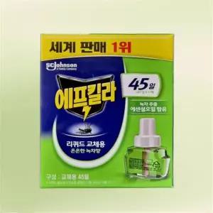 에프킬라 리퀴드 모기약 은은한 녹차향 교체용 45일 1개(날짜임박)