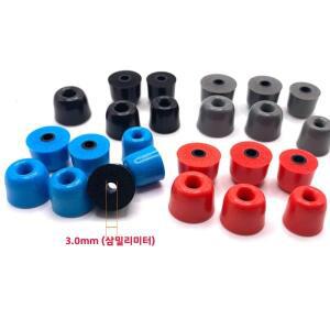 3세트 메모리 폼 이어팁 T100 3.0mm L M S 사이즈(슈어 SE215 이어버드용) 리뉴얼 인이어 팁 교체용 패드