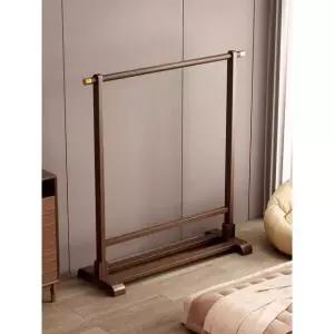 침실 옷걸이 우드행거 옷수납대 원목 드레스룸 정리 스탠드형