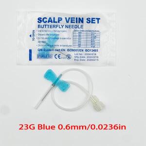 50 PCS 일회용 나사형 나비형 주입 바늘 고양이와 개에게 호환한 애완동물 실용 이중 날개