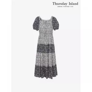 써스데이아일랜드Thursday Island 스퀘어 넥 패턴 믹스 피스T244MOP353W2374082