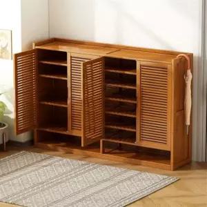 조립식 신발장 현관 학원 고무나무 원목 캐비닛 사무실 대형 아파트 원룸 수납장 거실