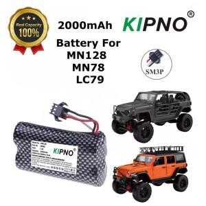 7.4V 2000mah 배터리 충전기 MN82 원격 제어 자동차 LC79 시계 제스처 감지 트위스트 RC SM3p용