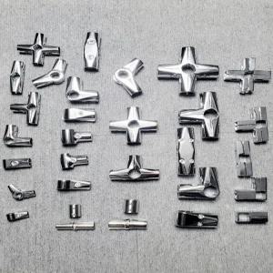 원형 파이프 조인트 스텐 2방향 클램프 각관 알루미늄 소켓 25mm 부속 연결 32mm