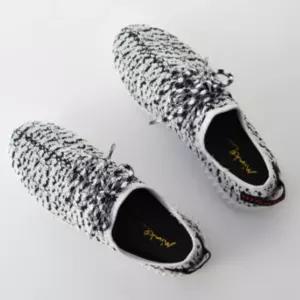 패브릭 니트 슬립온 스니커즈 조깅화 신발 운동화 2컬러 슬립온 슬리퍼 뮬