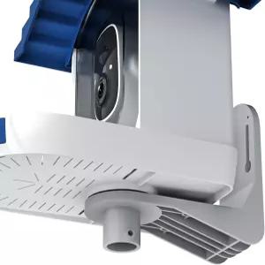 NAVFS 유니버설 버드 피더 마운트 - 기둥/나무/벽용 고강도 180 회전 브래킷 태양광 패널 수용 내후성 및