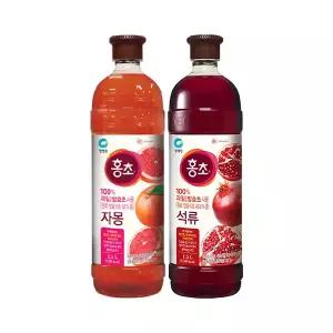 청정원 홍초 자몽 1.5L, 1개 + 홍초 석류 1.5L, 1개