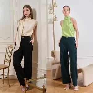 V19.69 ITALIA Classico 26SS 클래시코 골드버클 썸머 팬츠