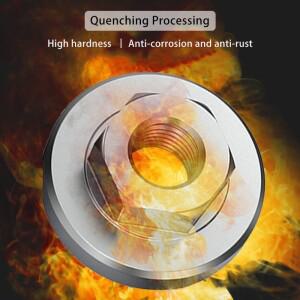 M10/M14/5/8-11 나사 용 앵글그라인더 금속 압력 플레이트 내부 외부 플랜지 너트 세트 용 도구