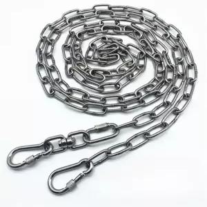 체인 쇠사슬 진돗개 쇠줄 농촌 마당 철제 강아지 개줄 리드줄 대형견