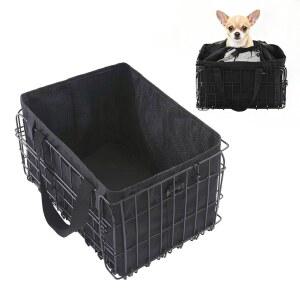 탈부착 라이너 백이 자전거 앞뒷면옆면용 바구니 수트 여행용 반려견 캐리어 대용량 많은 수납 공간 반려동물