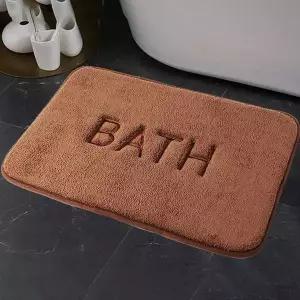 [골드스마일]발매트 80x50cm 브라운 현관 화장실 입구 부드러운