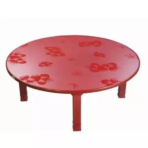 단청공예 다인 철다리 81 하이그로시 원형 다용도상