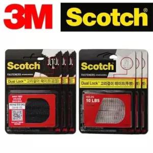 [문구] 3M 듀얼락 두얼락 초강력 찍찍이 테이프 6쌍