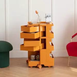 컨테이너 트롤리 3단 5컬러 컨테이너트롤리 트롤리 왜건