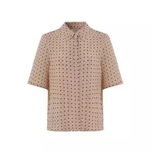 [크로커다일레이디] 크로커다일레이디 잔꽃 패턴 반팔 셔츠 블라우스 CLEMBL103 (P003638072)