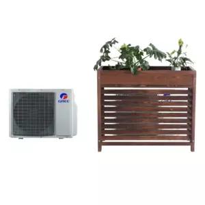 햇빛 실외기함 가리개 원목 지붕 부식 실외기 가림막