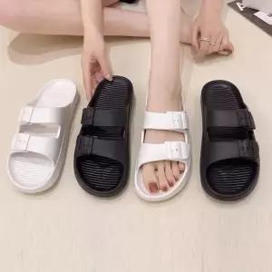 경량 남녀공용 버클 슬리퍼 발등 조절 쿠션 캐주얼화 여성슬리퍼 여름슬리퍼