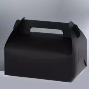 손잡이선물상자 마카롱 빵쿠키 접이식포장박스 검정대 선물상자