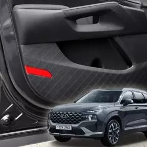 [CAR] 더뉴싼타페 가죽 도어커버 아칸 스크래치방지커버